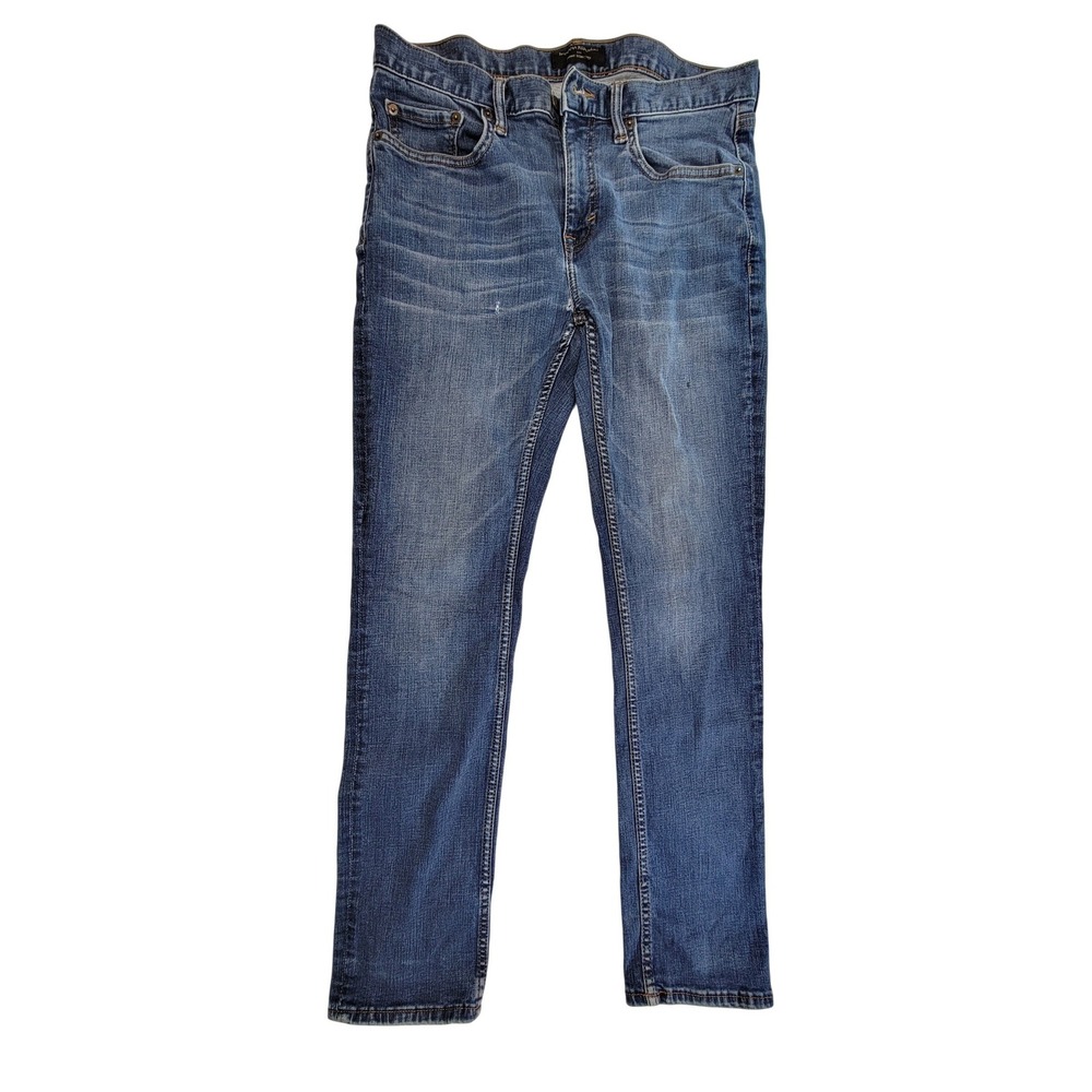 Banana Republic Skinny Tech Motion Mens Jeans 31x30 Blue Denim Slim Fit